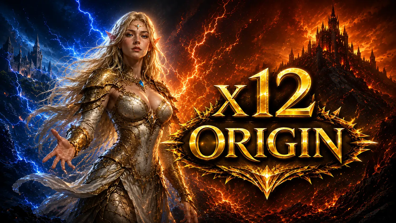 Warland Legacy x12 Origin Lineage 2 Interlude no wipe server banner