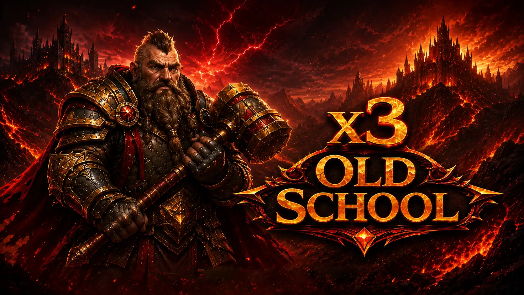 Warland Legacy x3 Old School Lineage 2 Interlude no wipe server banner